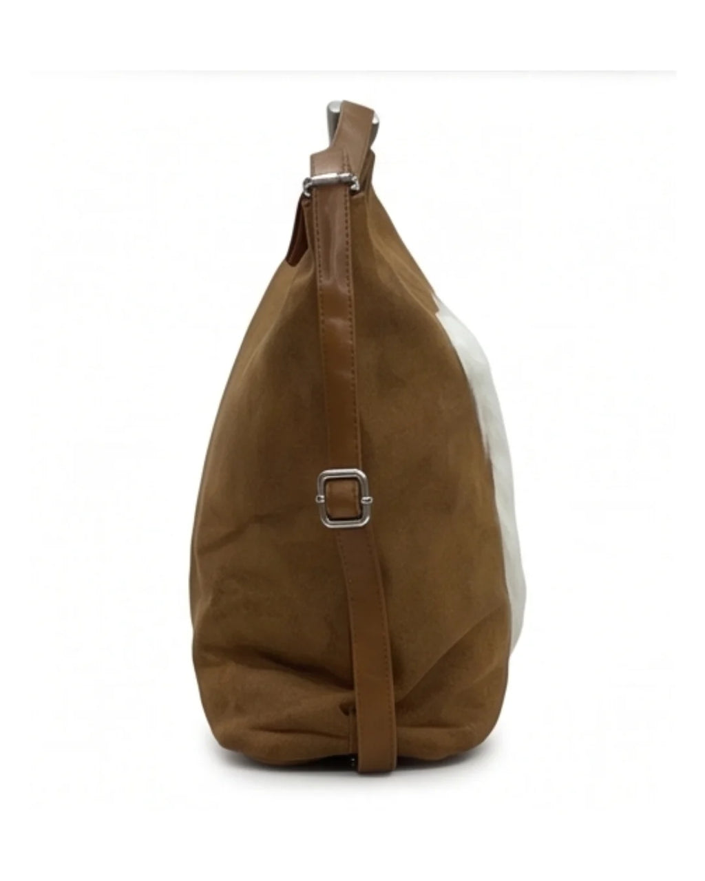 Dog Applique Hobo Bag - Quirky Fashion - Khaki