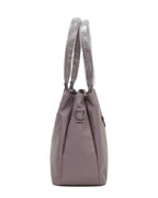 Statement Quilted Purple Satchel Bag