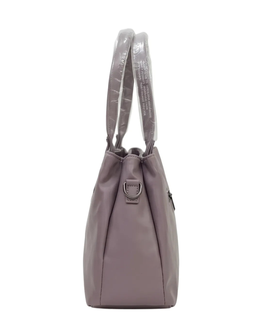 Statement Quilted Purple Satchel Bag
