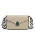 Classic Chevron Strap Sling Bag- Green