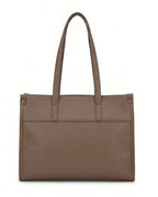 Practical Minimalist Tan & Beige Tote Bag