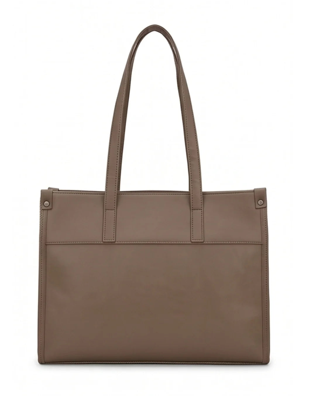 Practical Minimalist Tan & Beige Tote Bag