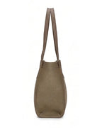 Practical Minimalist Tan & Beige Tote Bag