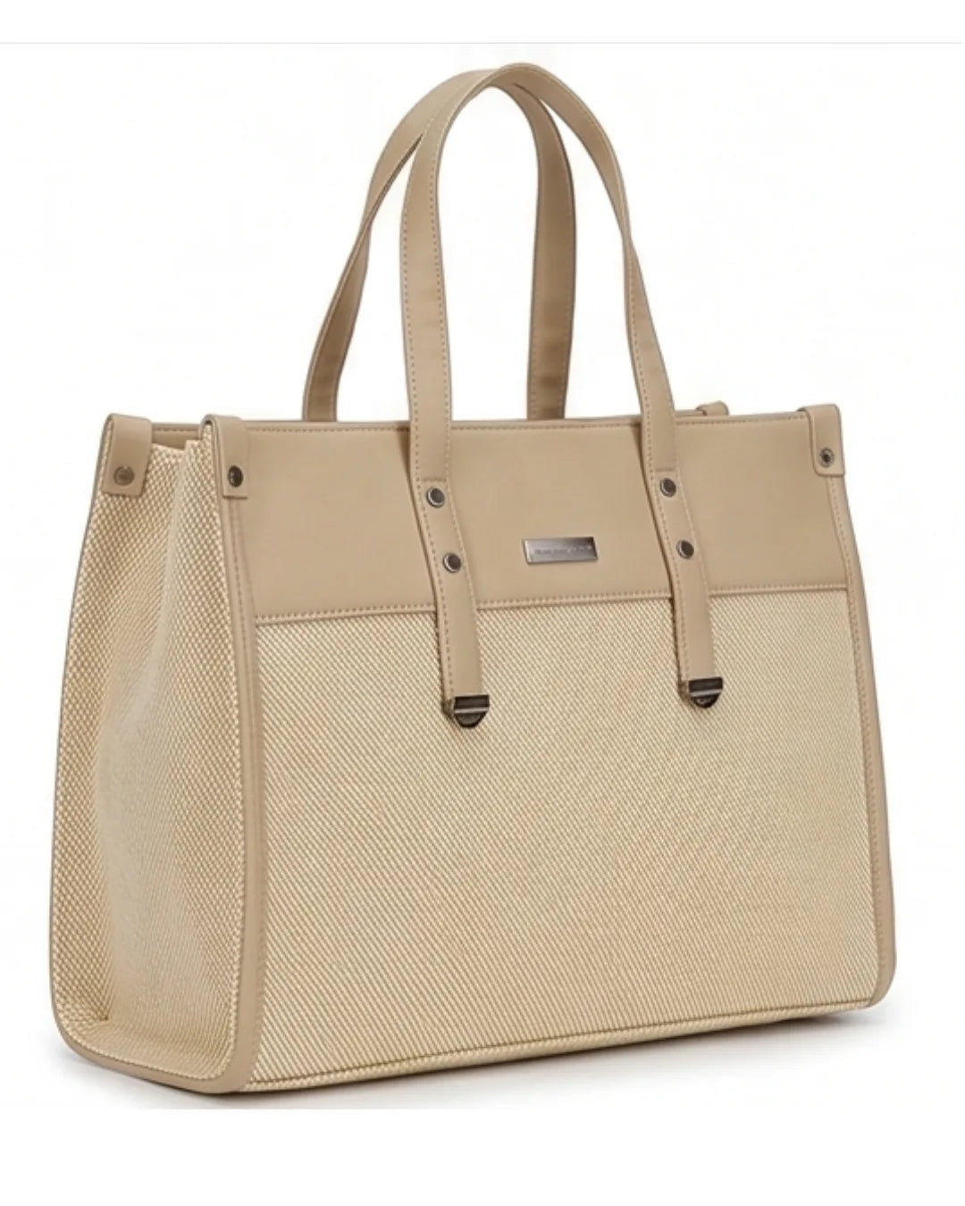 Practical Minimalist Off White Tote Bag