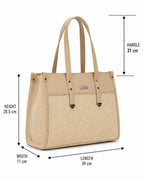 Practical Minimalist Off White Tote Bag