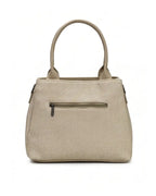 Playful Twill Off White Satchel Bag