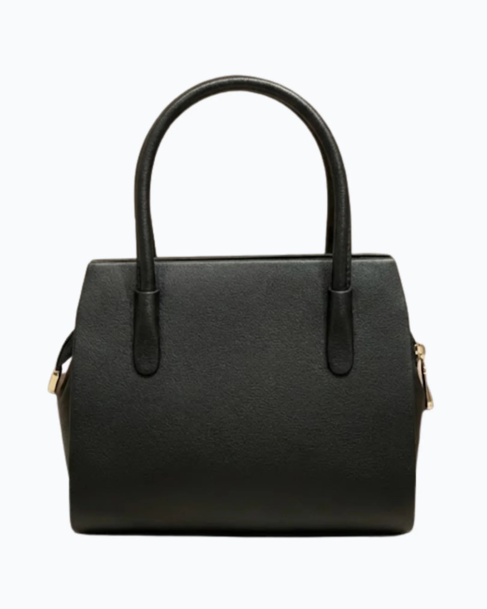 Black Handbag Double Handle Bow Lora Halle
