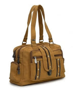 Chic multi-utility faux leather satchel bag with multiple compartments for everyday use 2