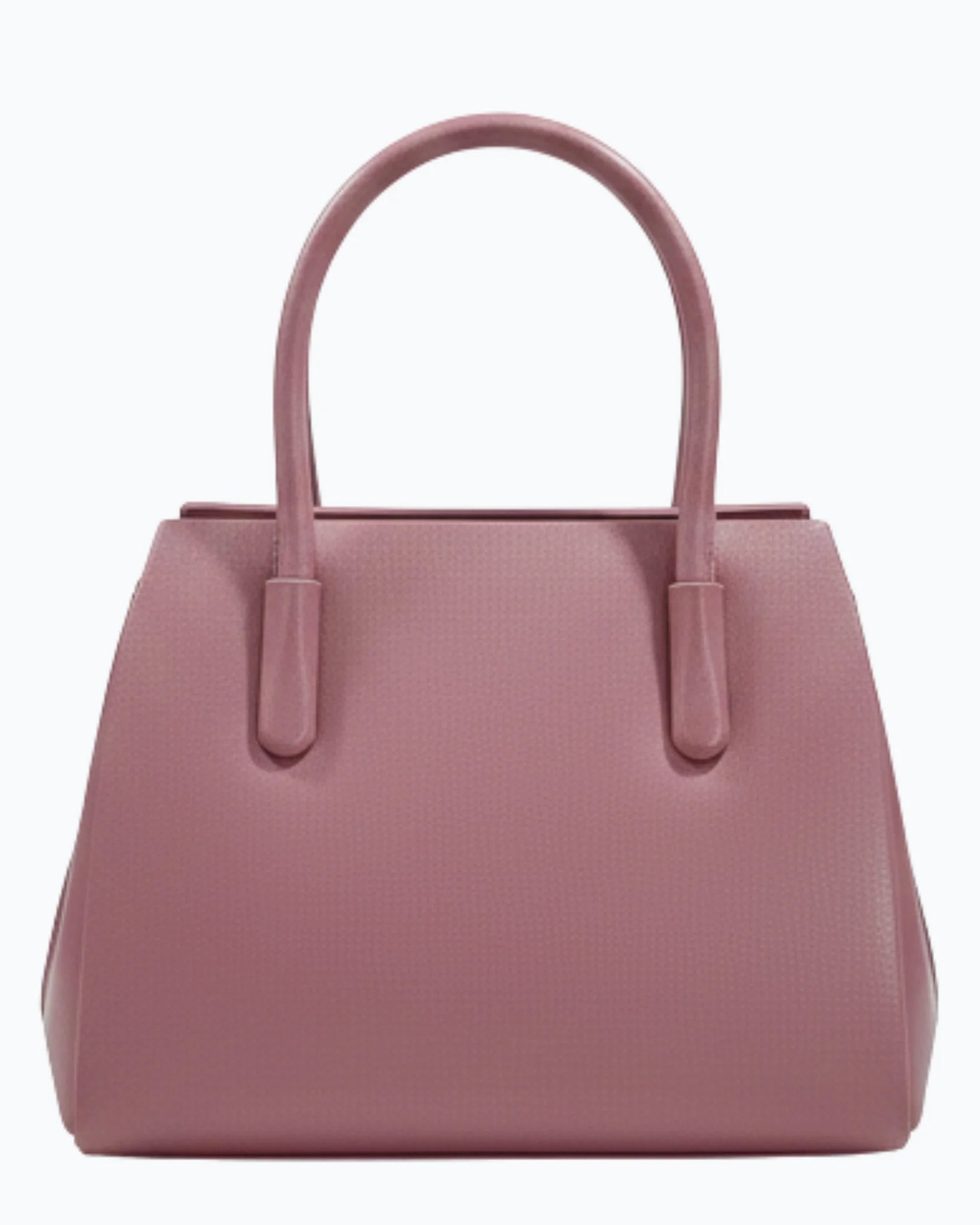 Double Handle Satchel - Rose Pink Handbag