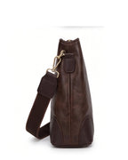 Embossed Ethnic Motif Satchel - Coffee Brown 3