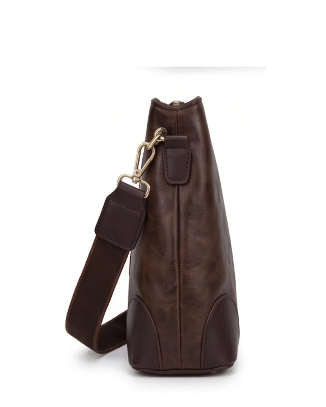 Embossed Ethnic Motif Satchel - Coffee Brown 3