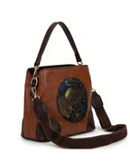 Embossed Ethnic Motif Satchel 2