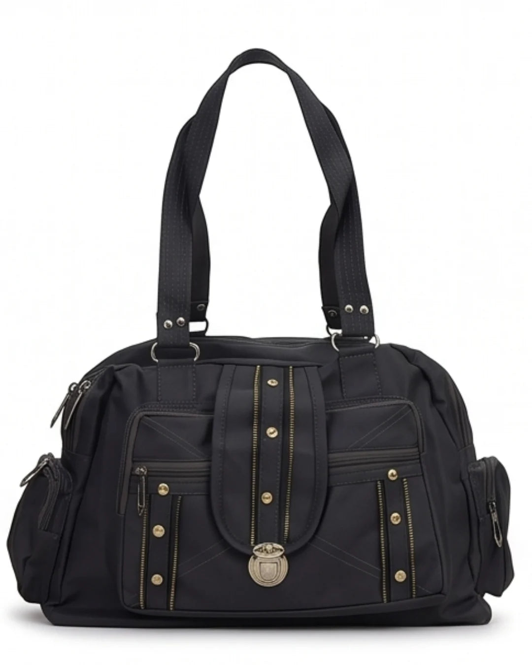 Everyday Utility Satchel Bag - Black_1