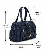 Everyday Utility Satchel Bag - Blue_6