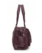 Everyday Utility Satchel Bag - Burgundy 2