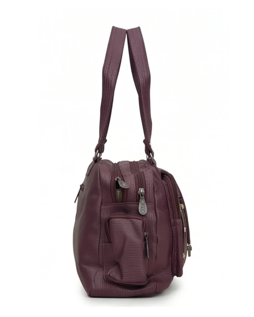 Everyday Utility Satchel Bag - Burgundy 2