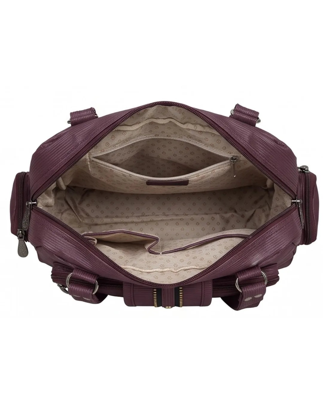 Everyday Utility Satchel Bag - Burgundy 4