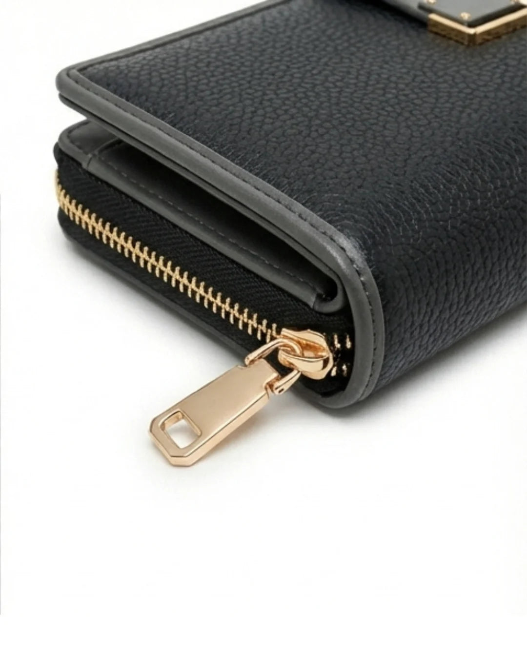 Lora Halle Long Wallet- Black