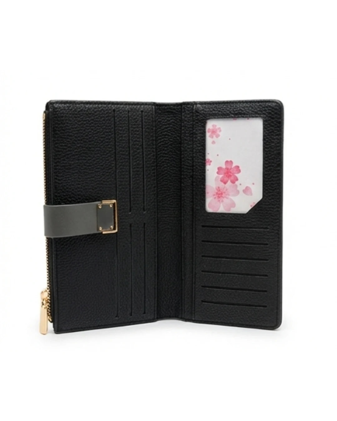 Lora Halle Long Wallet- Black 