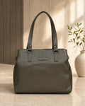 Luxe Aesthetic Green Satchel Bag