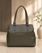 Luxe Aesthetic Green Satchel Bag