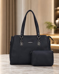 Spacious Workwear Tote Bag - Black