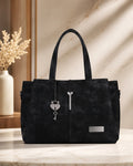 Classic Textured Utility Tote - Black