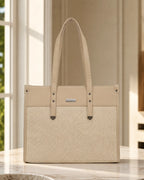 Practical Minimalist Off White Tote Bag