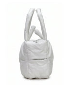 Puffy Quilted Trendy Bag - White 3