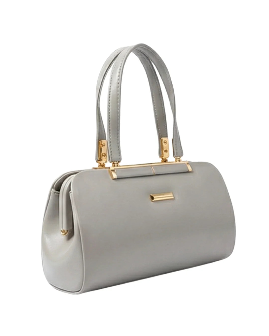Shoulder Bag For Women Light Grey Gold Bar Lora Halle
