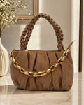 Snatched Ruched Cloud Sling Bag