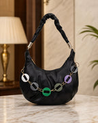 Snatched Slouchy Hobo Bag - Black