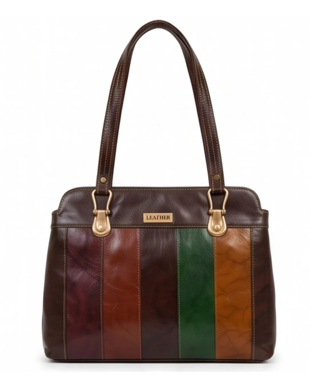 Trendy striped vintage bag for travel and casual use 1

