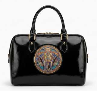 Ethnic Motif Soft Hobo Bag