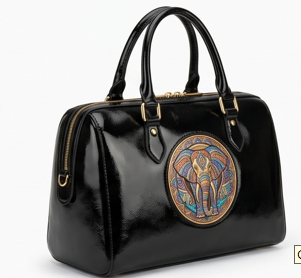 Ethnic Motif Soft Hobo Bag