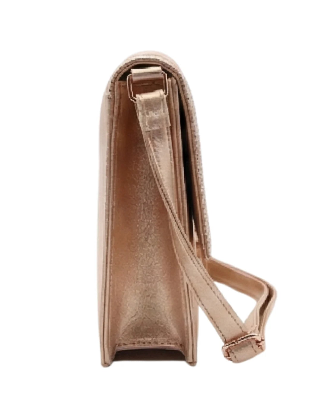 rose gold ladies clutch bag for party wear by Lora Halle