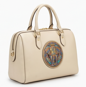 Ethnic Motif Soft Hobo Bag
