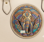 Ethnic Motif Soft Hobo Bag